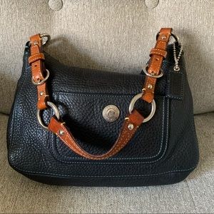 Coach Chelsea Turnlock Pebbled leather Hobo handbag